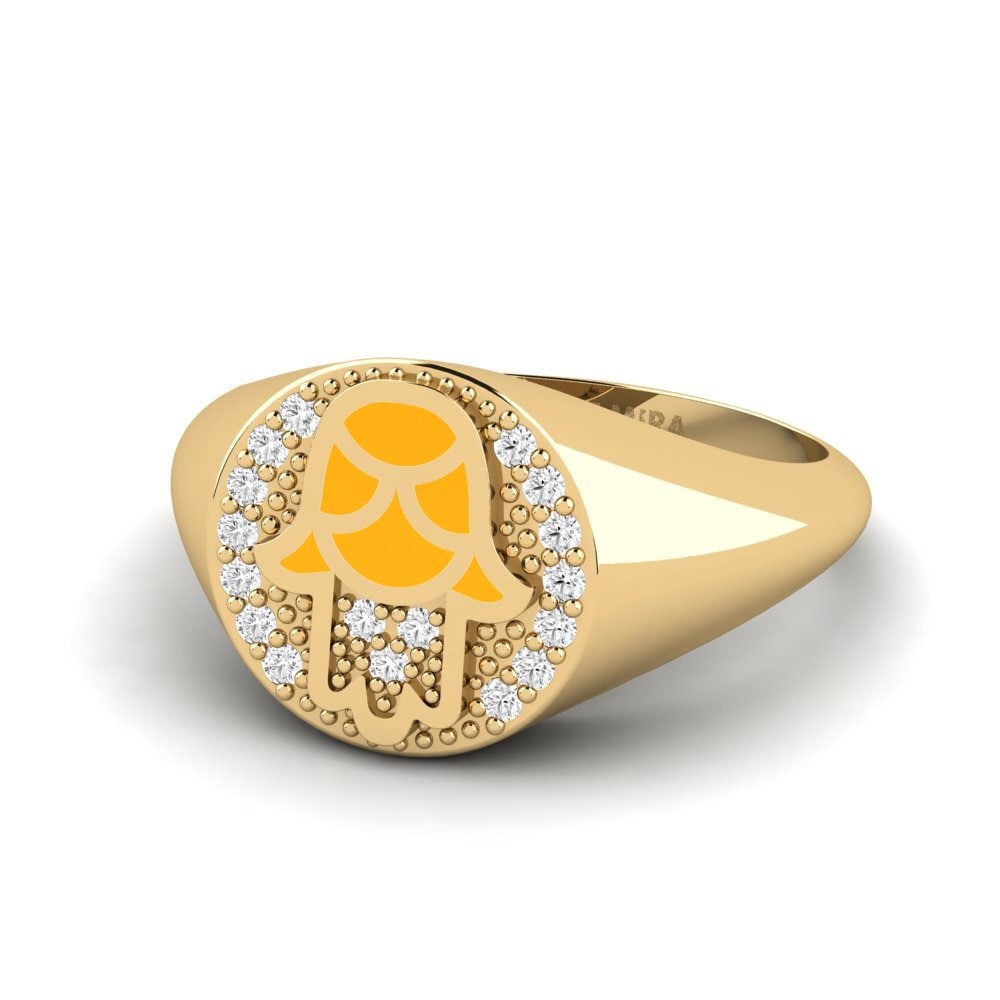 Weißer Saphir Ring Vernda
