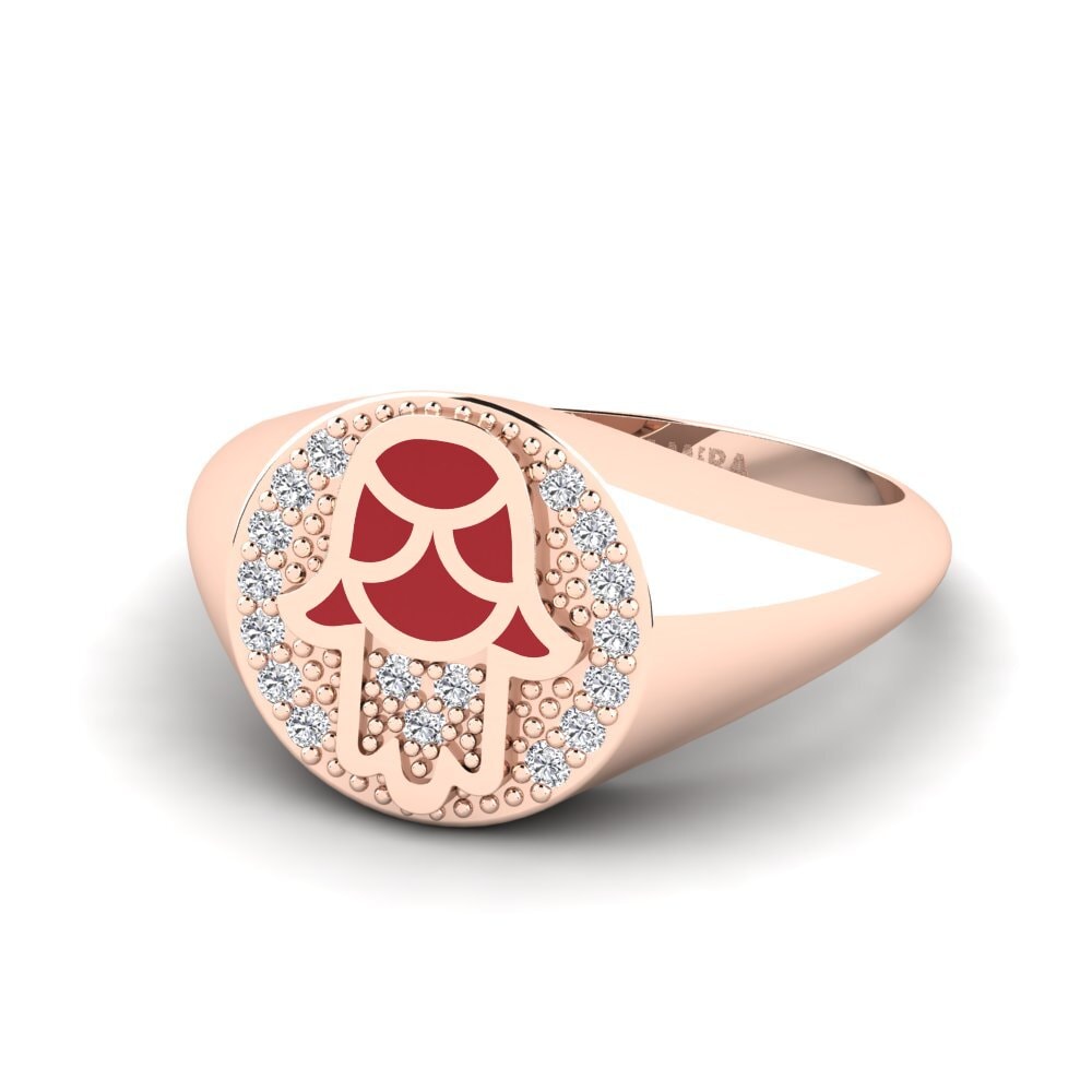 Rotgold 585 Ring Vernda