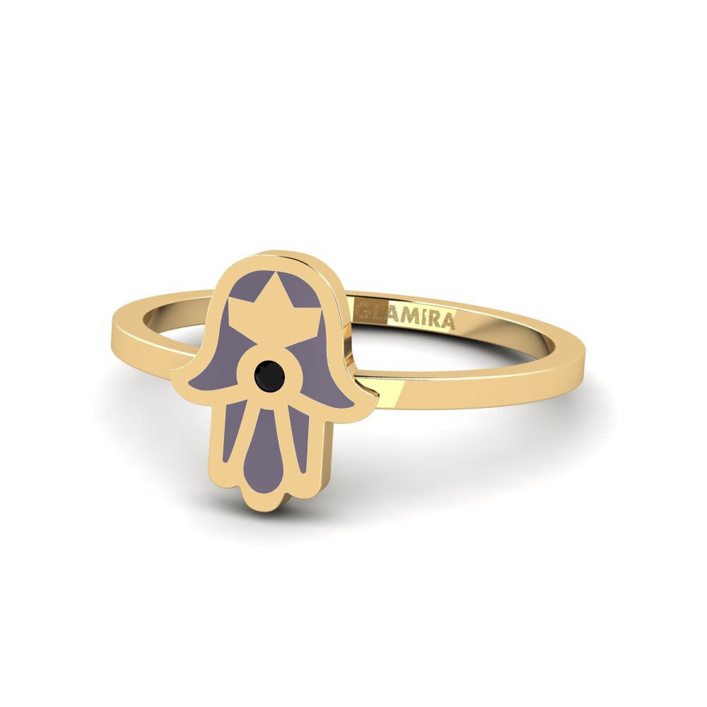 Schwarzer Saphir Ring Zastiti