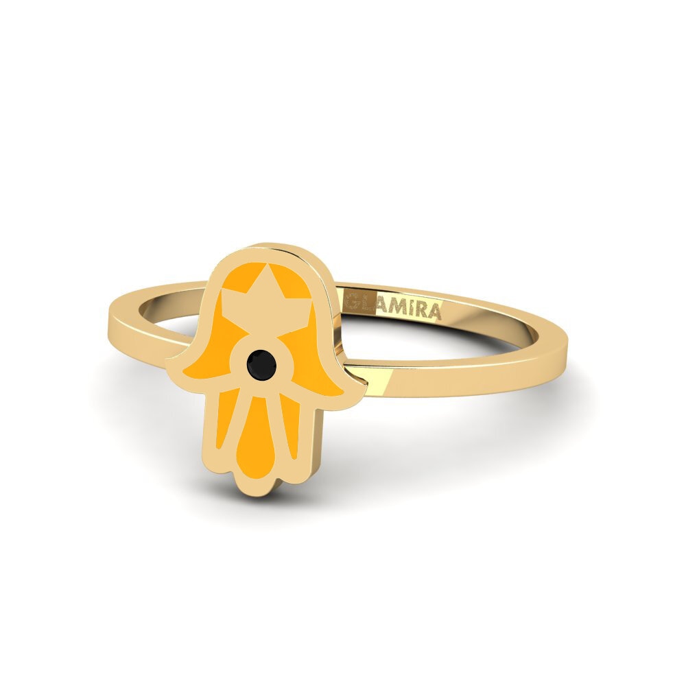 Schwarzer Saphir Ring Zastiti