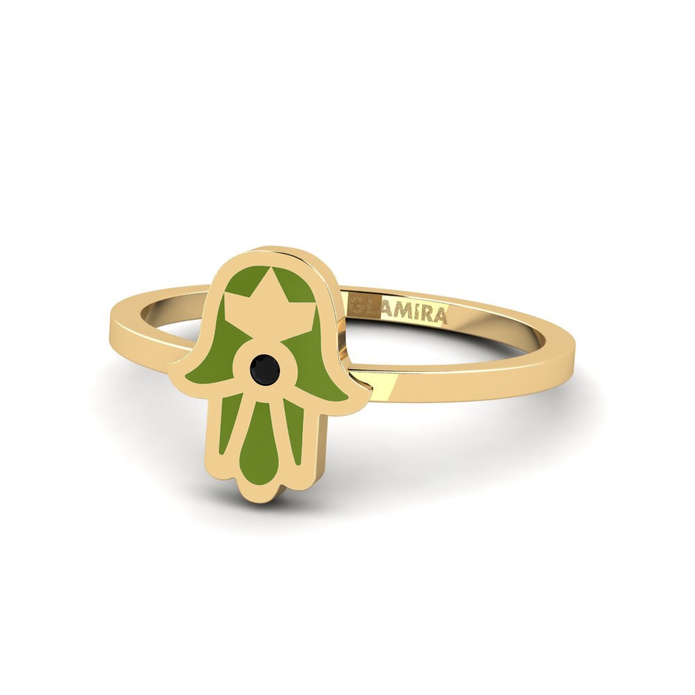 Schwarzer Diamant Ring Zastiti