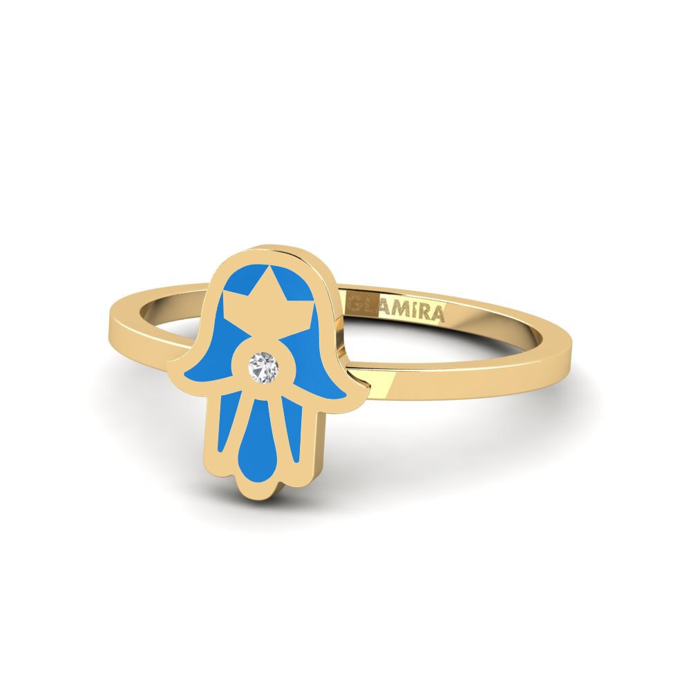 Weißer Saphir Ring Zastiti