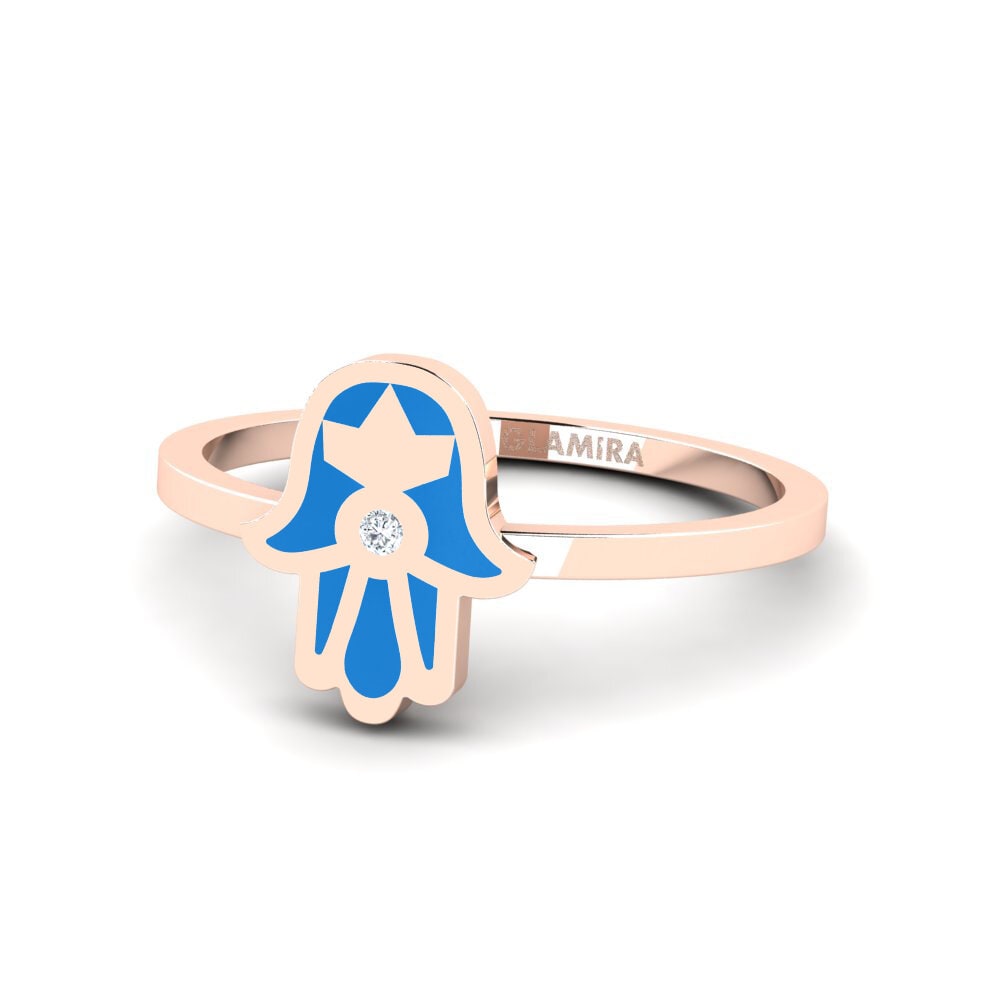 Rotgold 585 Ring Zastiti