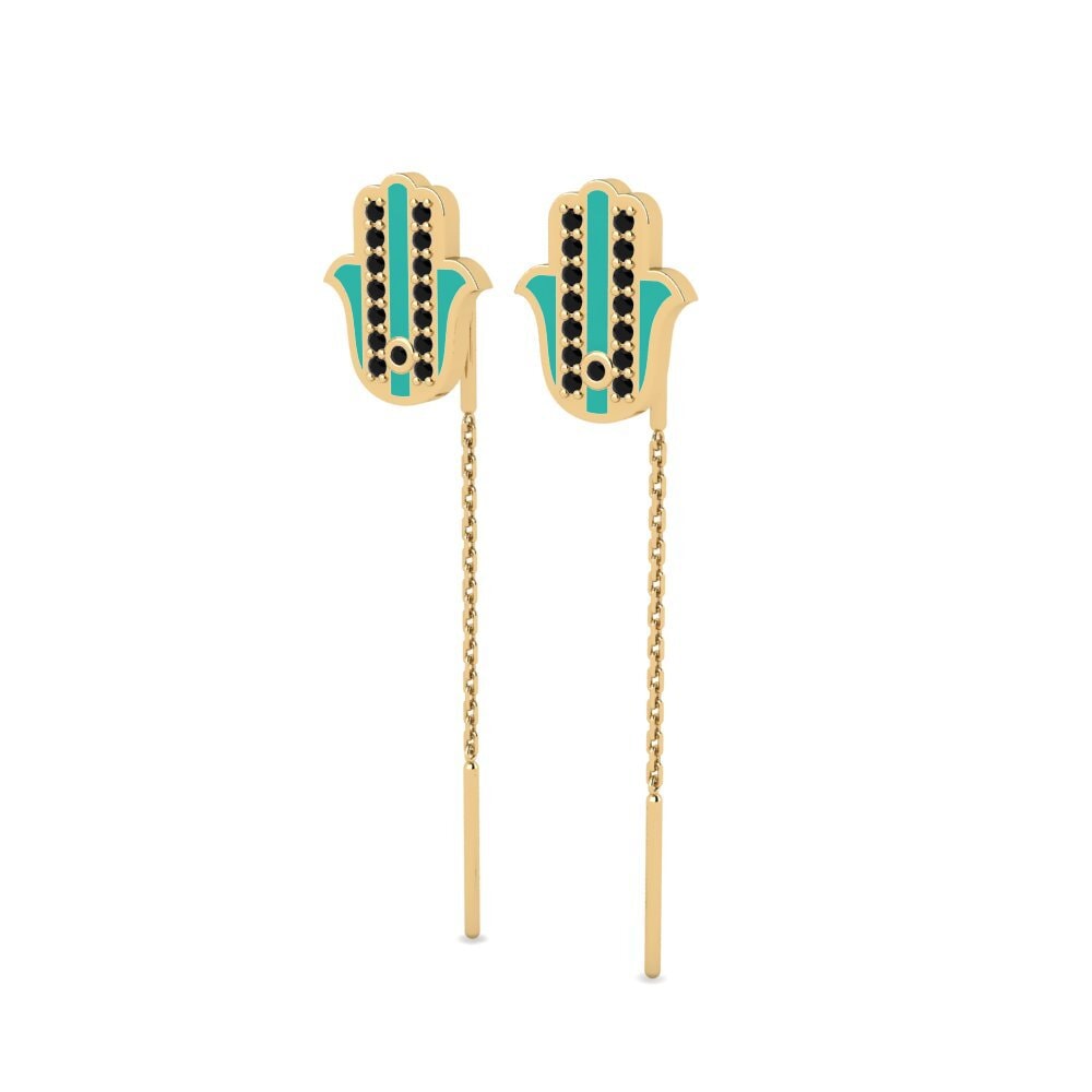 Black Onyx Women's Earring Ziek