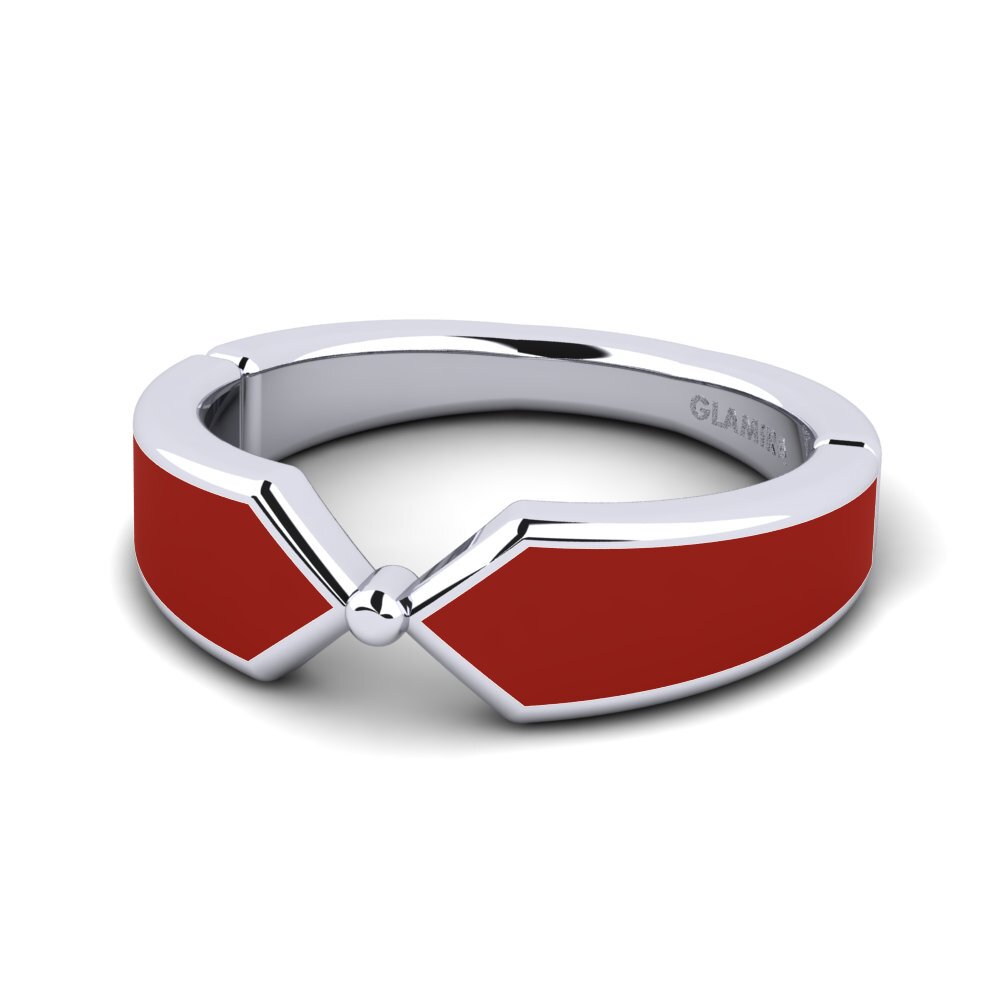 Weiß-Silber Ring Aegileif