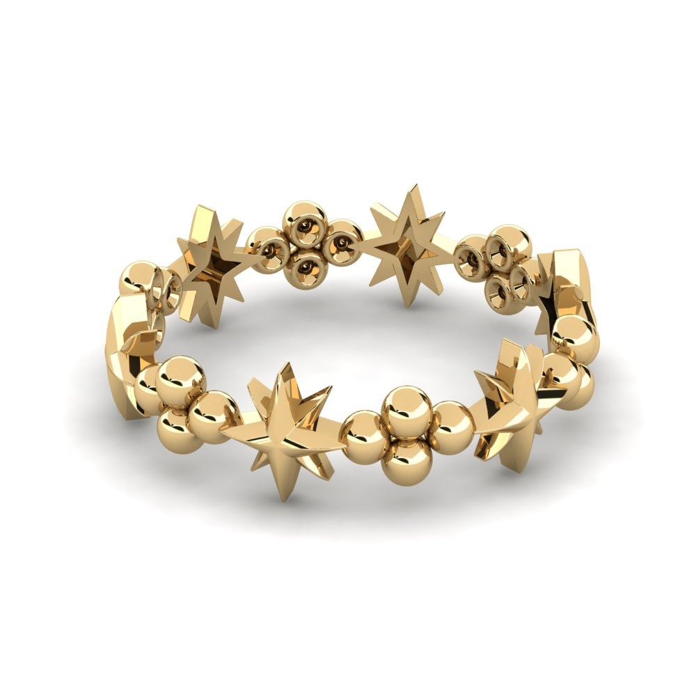 9k Oro Amarillo Anillo Barilmen