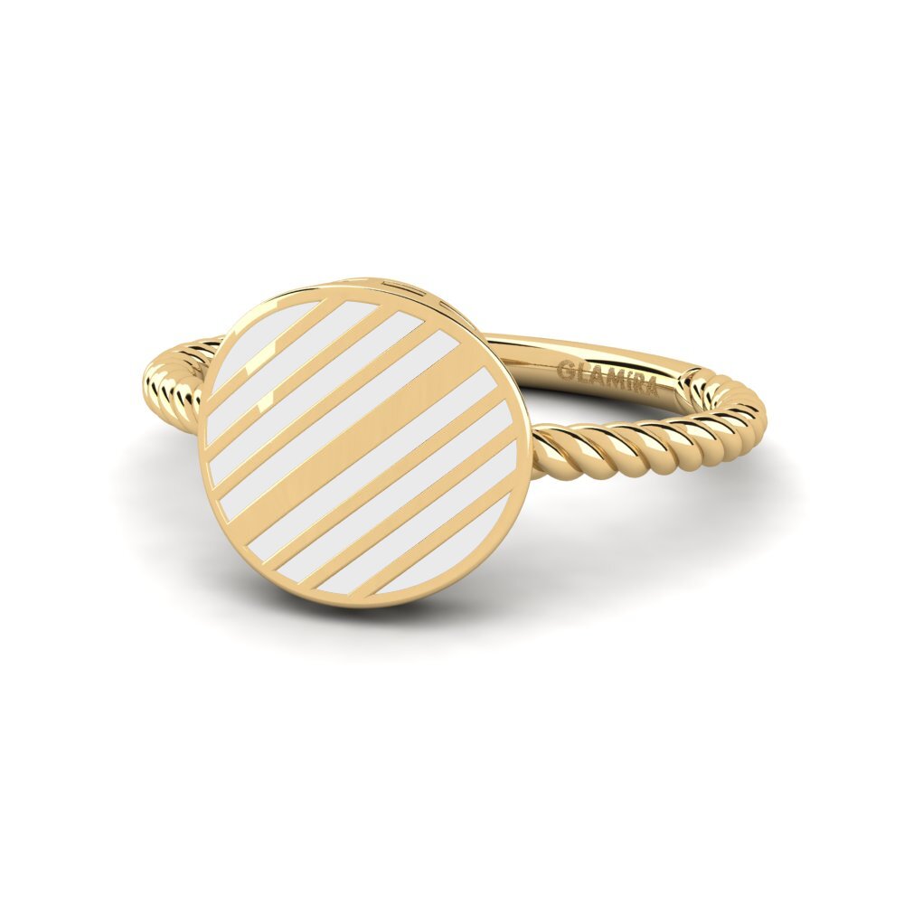 9k Oro Amarillo Anillo Camonar