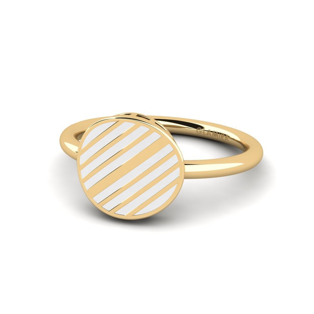 9k Oro Amarillo Anillo Camonax