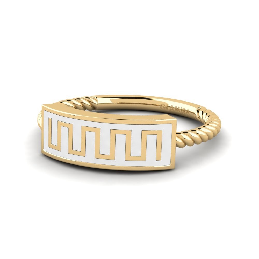 9k Oro Amarillo Anillo Cellota