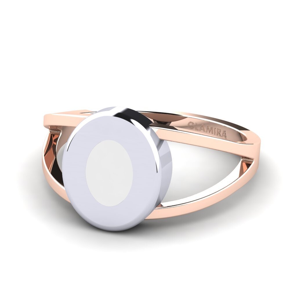 585 Rot & Weißgold Ring Distarde
