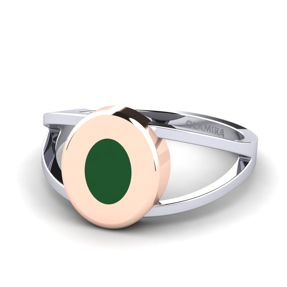 585 Weiß & Rotgold Ring Distarde