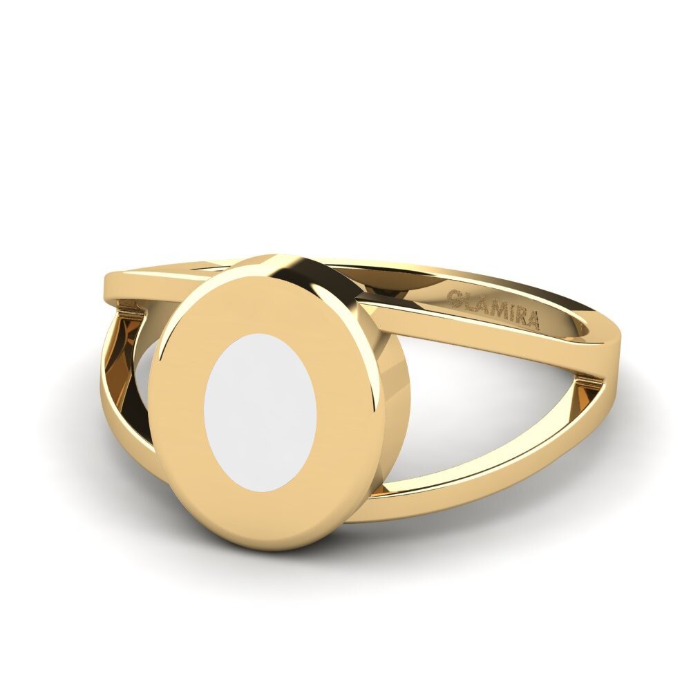 9k Oro Amarillo Anillo Distarde