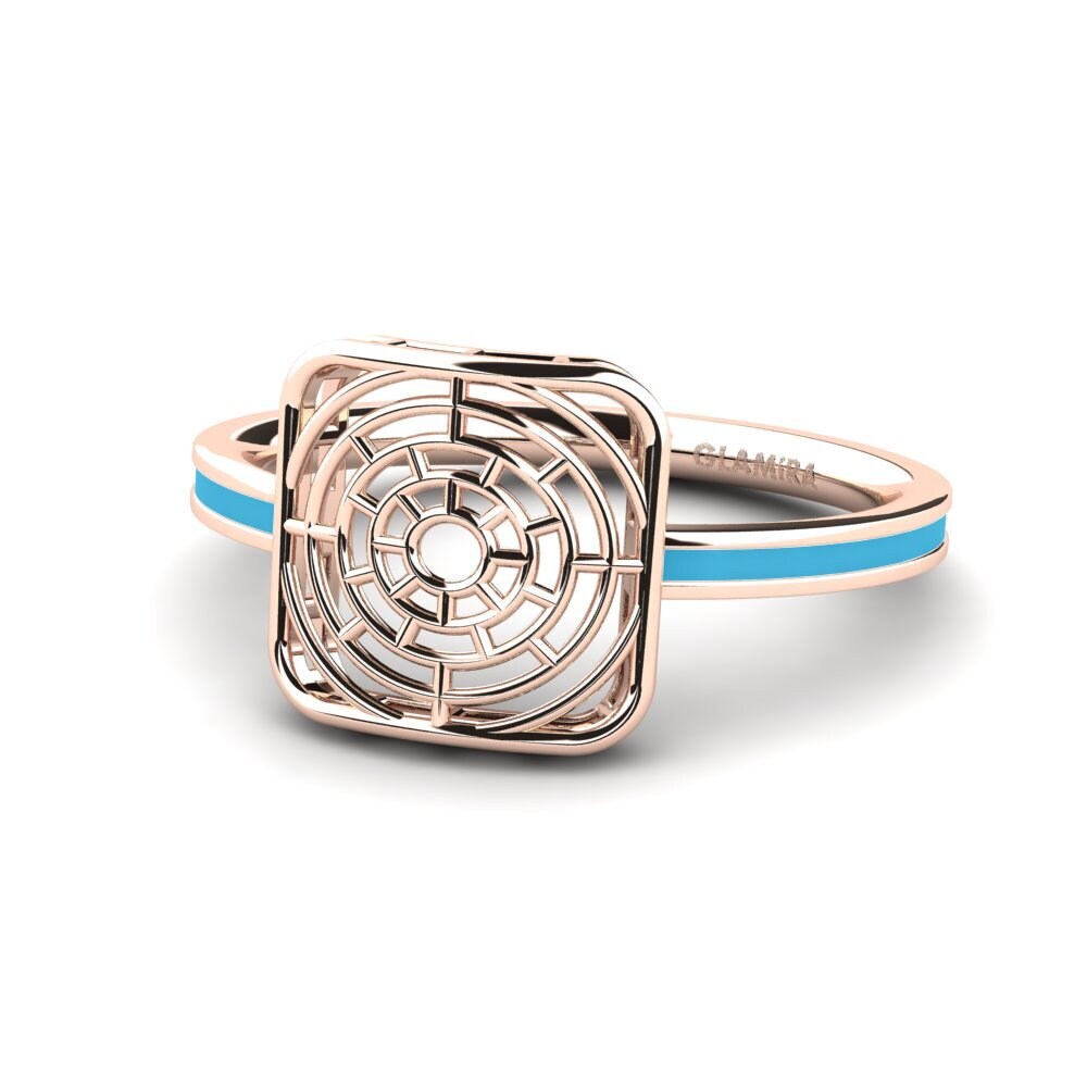 Rotgold 585 Ring Ecmelim