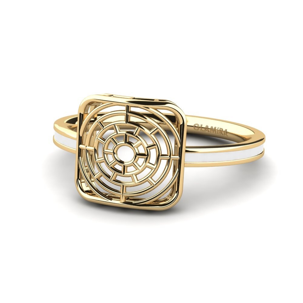 9k Oro Amarillo Anillo Ecmelim