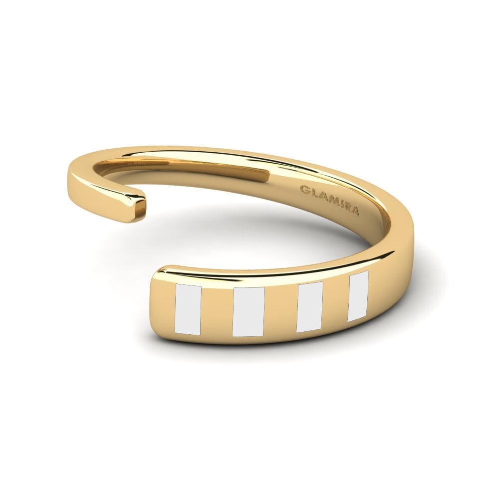 9k Oro Amarillo Anillo Esium