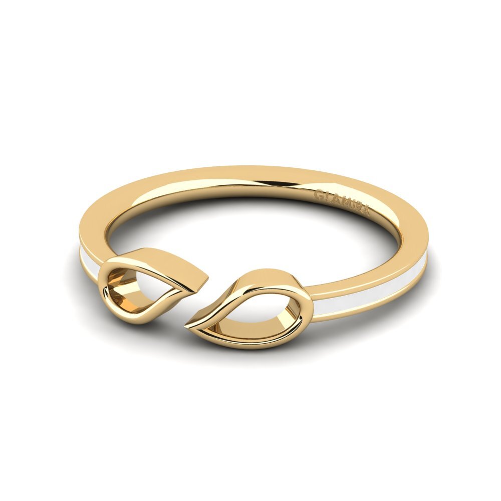 9k Oro Amarillo Anillo Ewantoca
