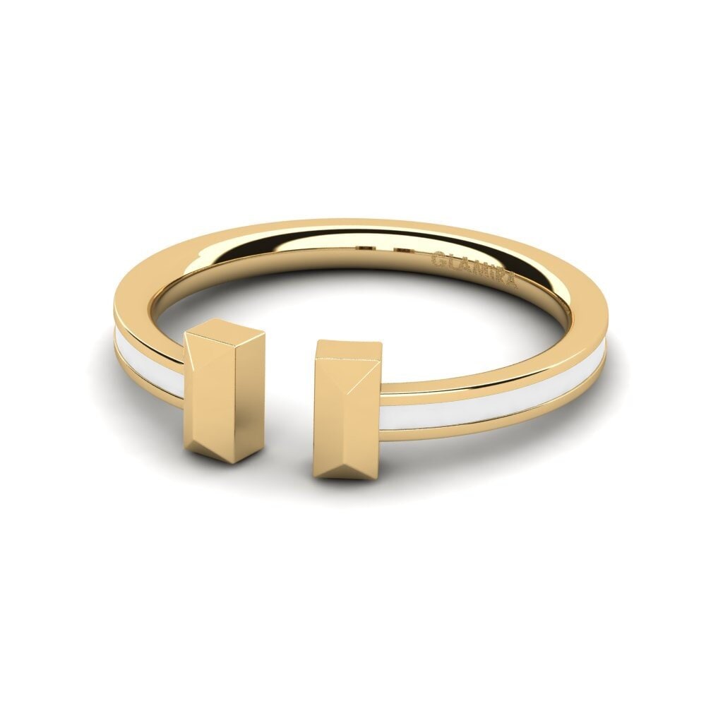 9k Oro Amarillo Anillo Ezhento