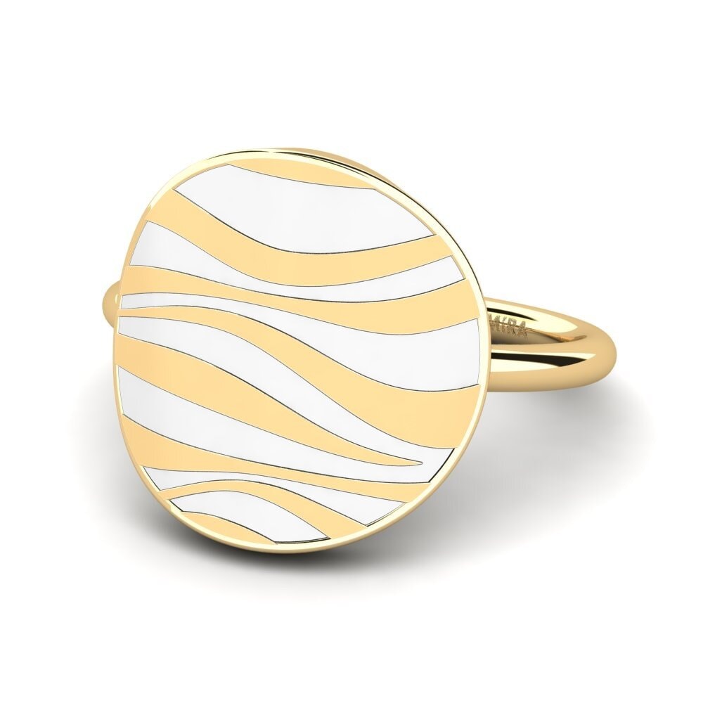 9k Oro Amarillo Anillo Fexinoq