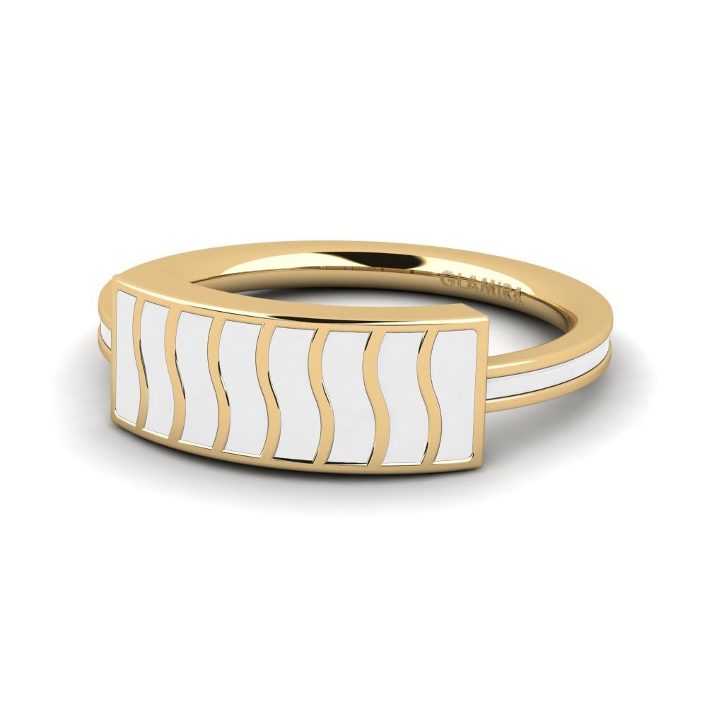 9k Oro Amarillo Anillo Fexivo