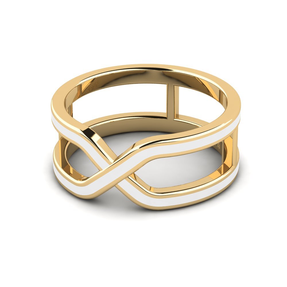 9k Oro Amarillo Anillo Herldis