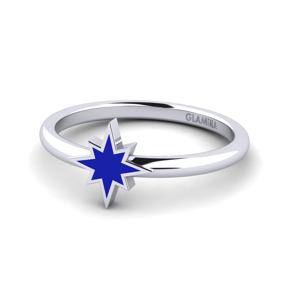 White Silver Ring Minaga