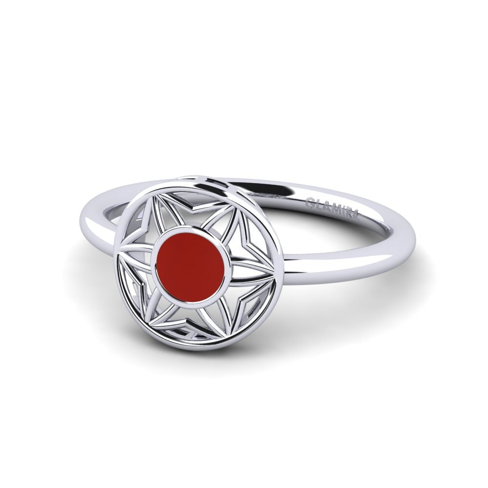 Weiß-Silber Ring Nantorat