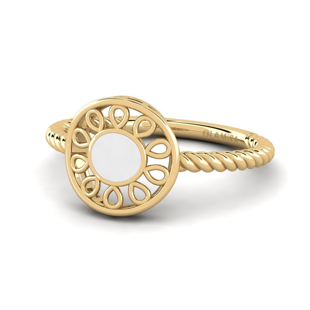 9k Oro Amarillo Anillo Nantoril