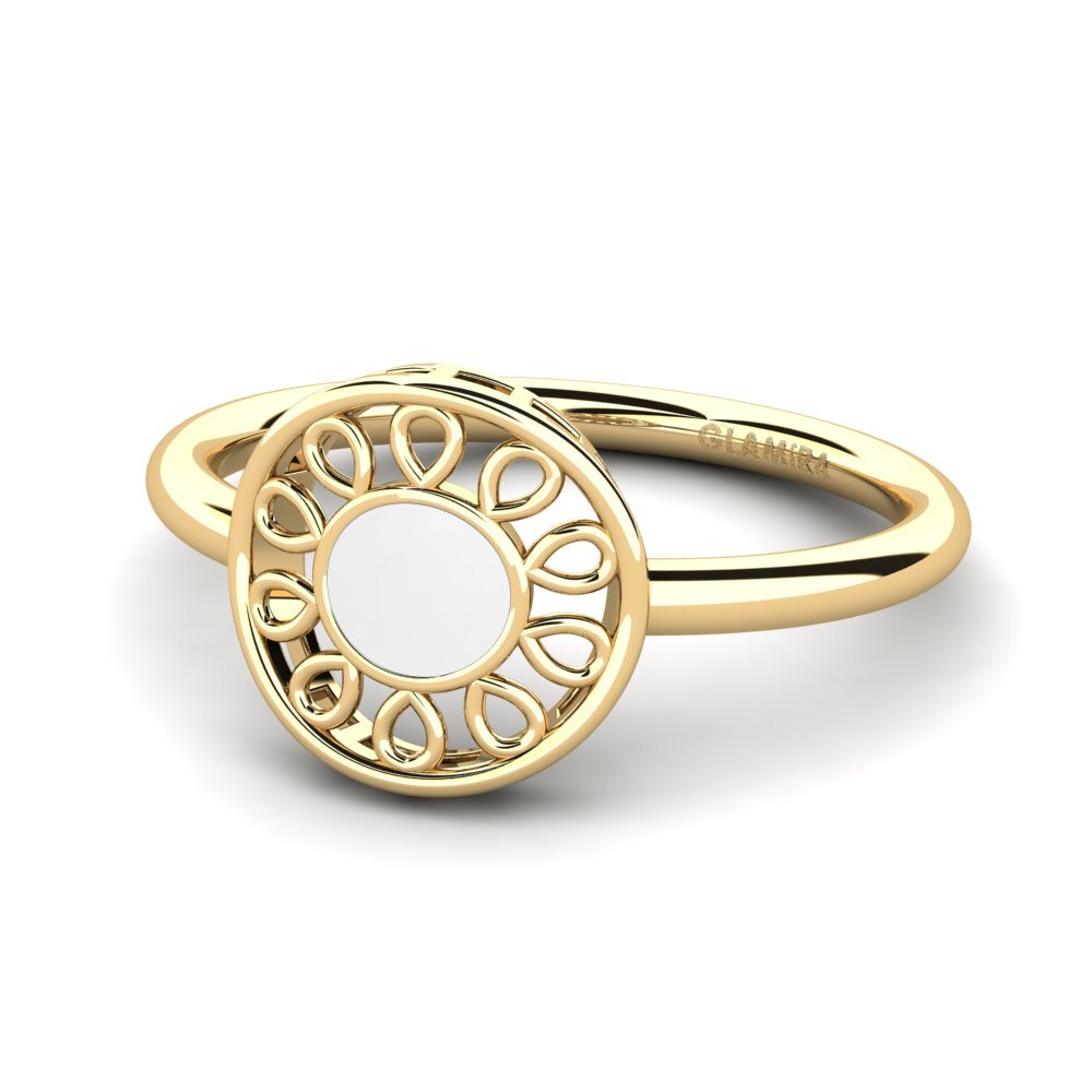9k Oro Amarillo Anillo Nantorit