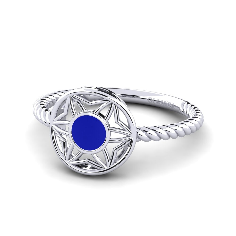 White Silver Ring Nantoriy