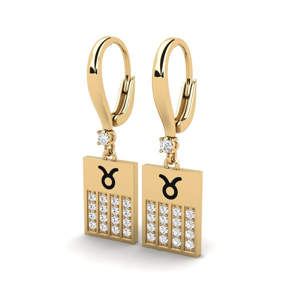 Moissanite Boucle d'oreille femme Twear - Taurus