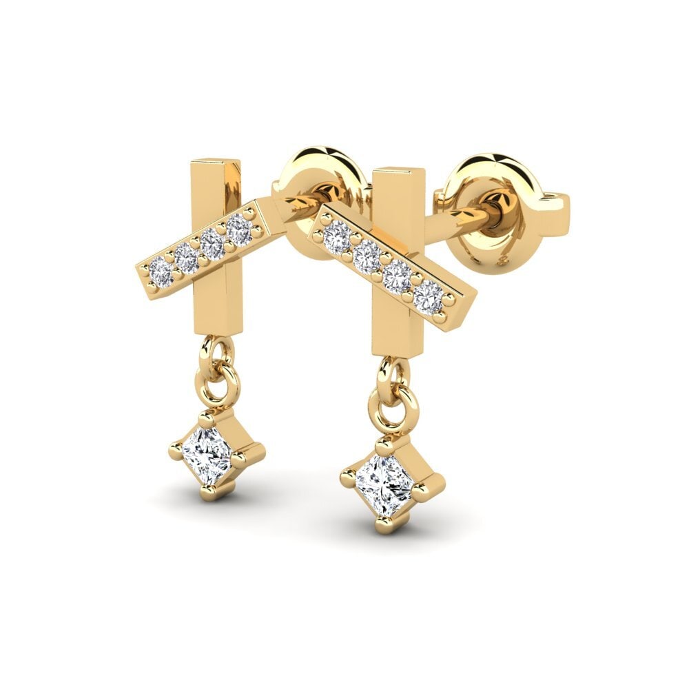 Zircone Boucle d'oreille femme Cheile