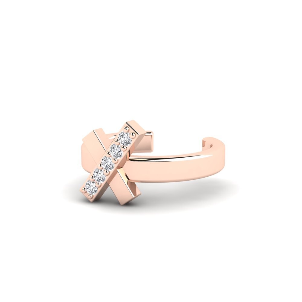 14k Rose Gold Conch Ear Cuff Nakotne
