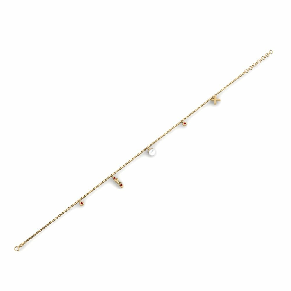 Zircone Rosso Bracciale da donna Paraguasu
