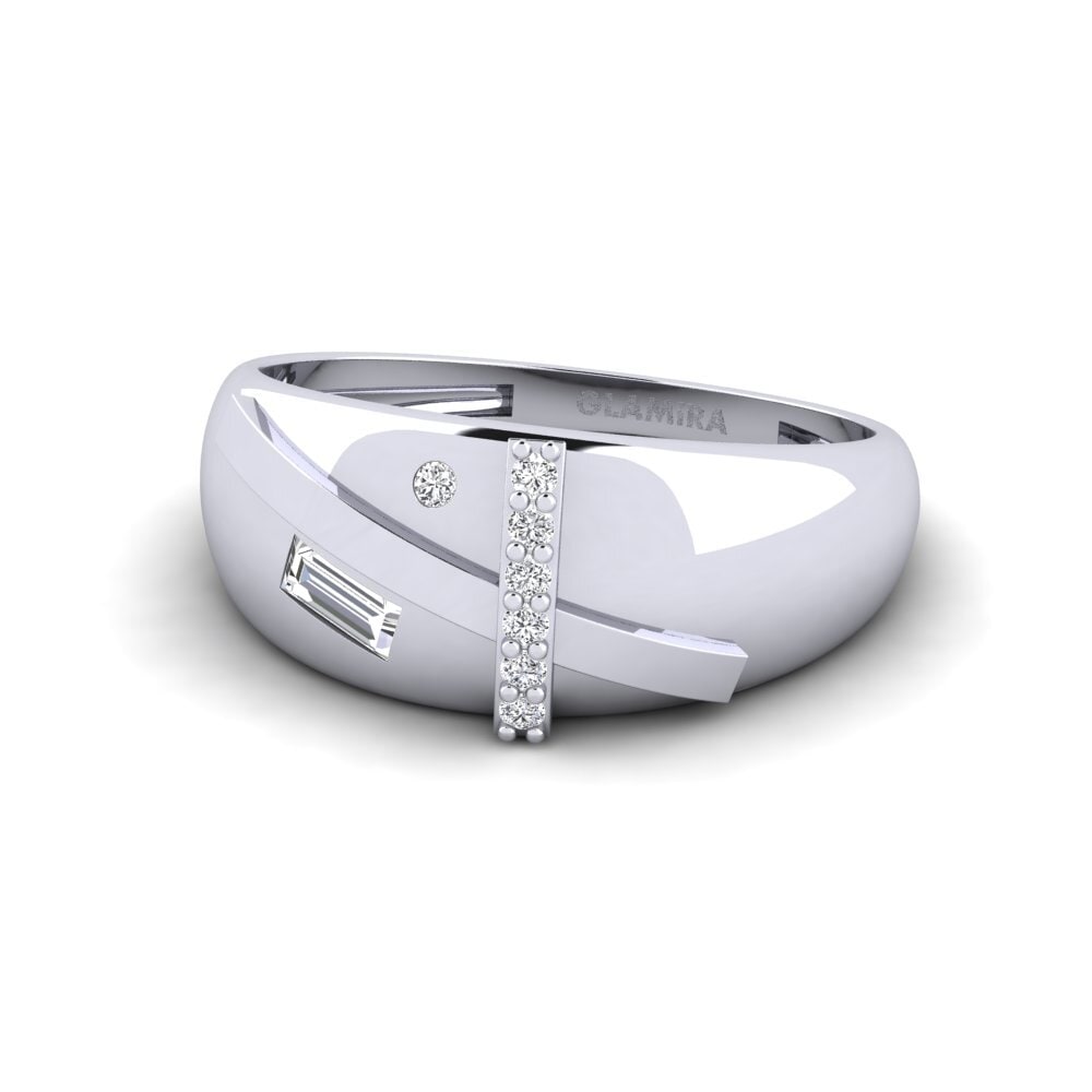 14k White Gold Ring Risa