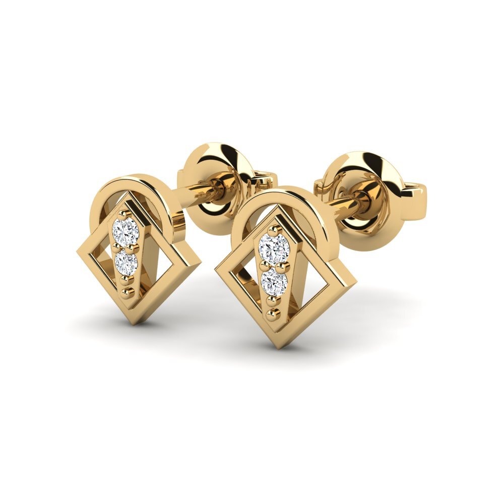Zircone Boucle d'oreille femme Saraho