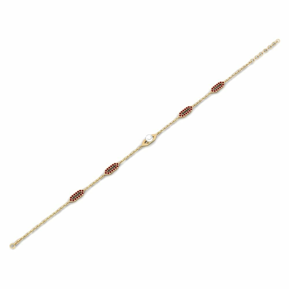 Zircone Rosso Bracciale da donna Vandenynas