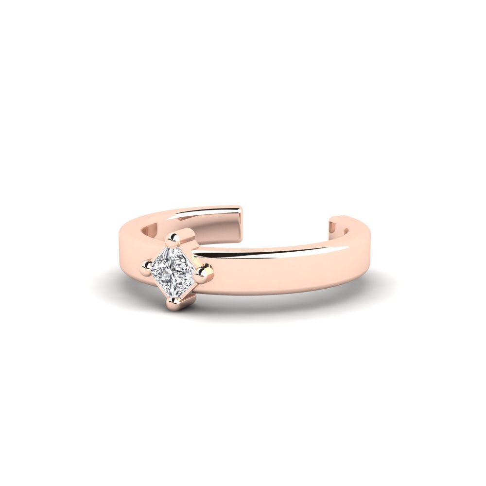 14k Rose Gold Conch Ear Cuff Velocidad