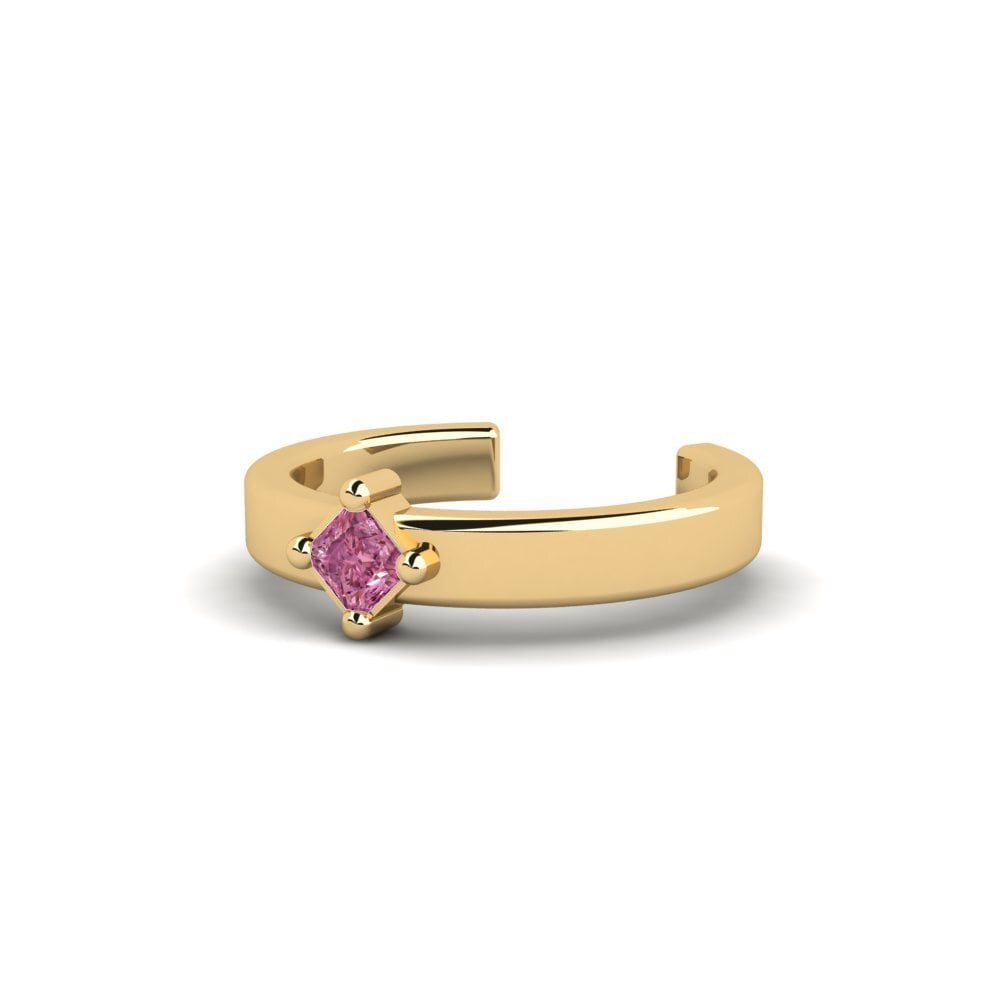 Granate Rhodolite Aro oreja concha Velocidad