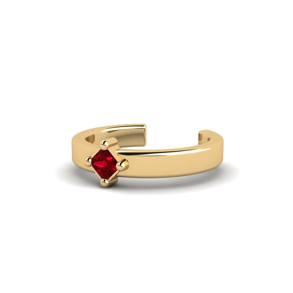 ruby-zirconia Conch Ear Cuff Velocidad