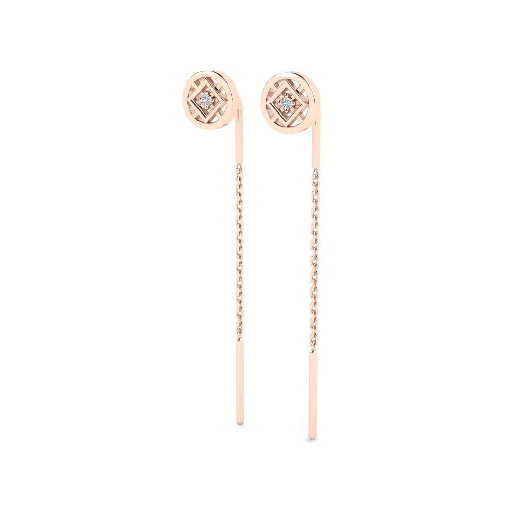 14k Rose Gold Women's Earring Victorie