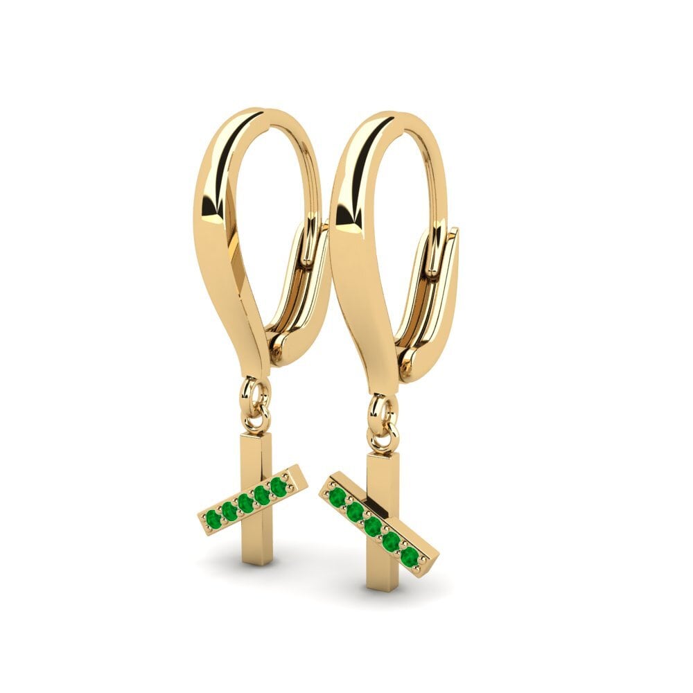 Smaragd Damen ohrring Aeonflux