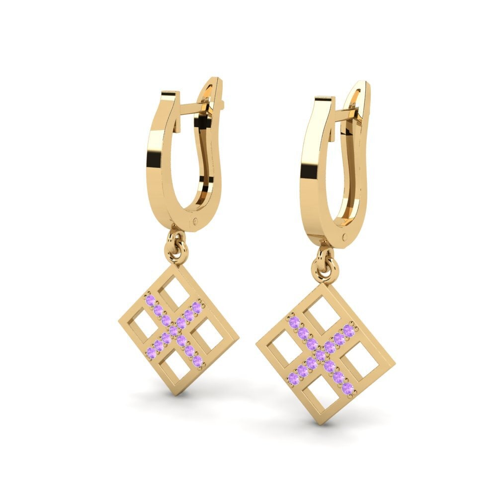 Amethyst Damen ohrring Appellemoi