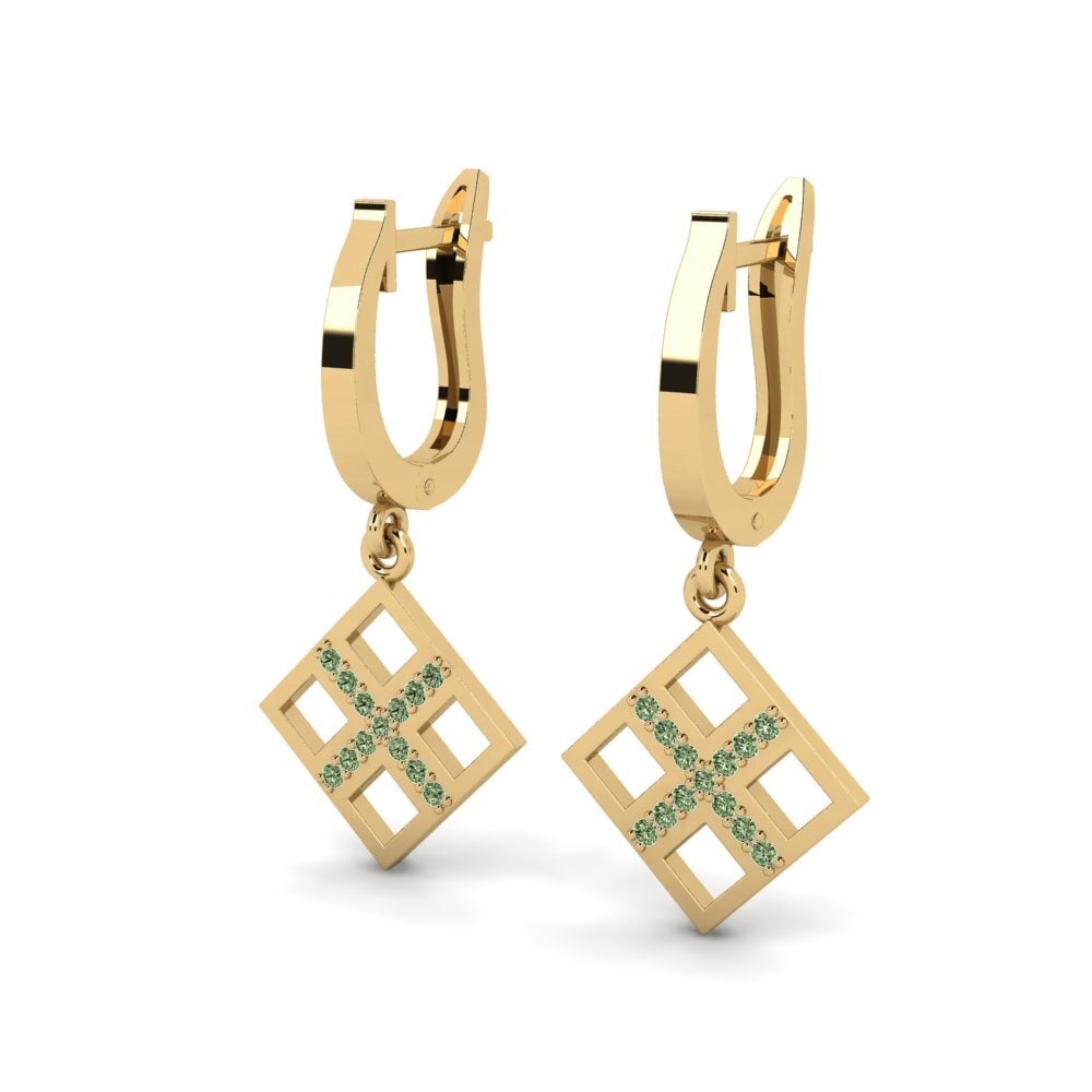 Diamante Verde Pendiente de mujer Appellemoi