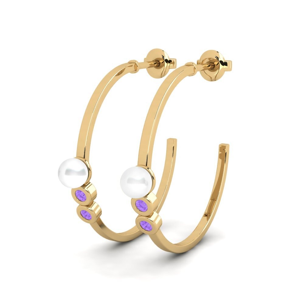 Amethyst Damen ohrring Arassa