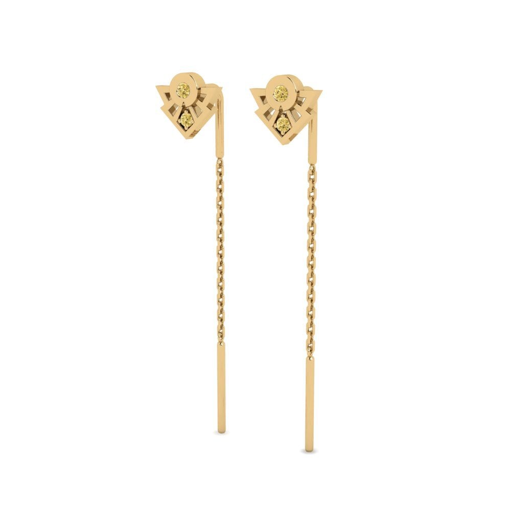 Yellow Diamond Women's Earring Barbaras