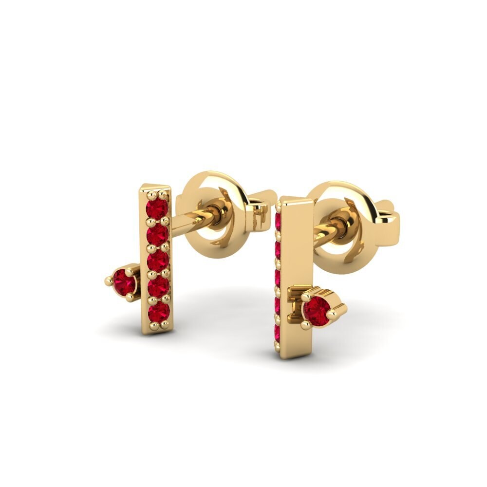 ruby-zirconia ต่างหู Benoit