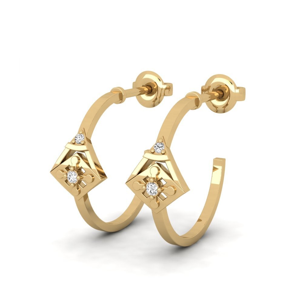 Đá Moissanite Bông tai nữ Biondays