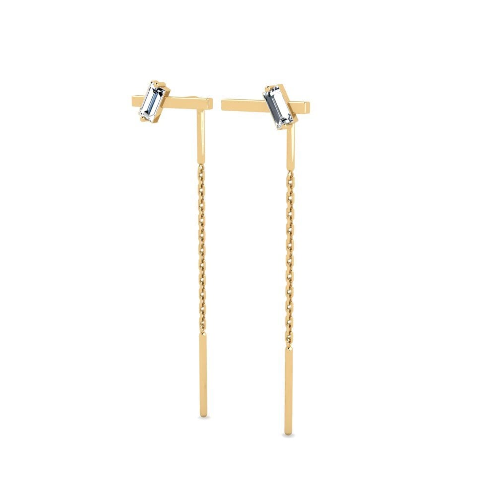 Zircone Boucle d'oreille femme Dinamica