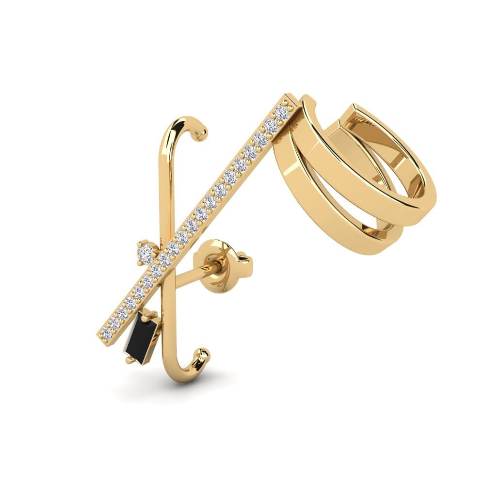 Black Sapphire Women's Earring Evenhorizon