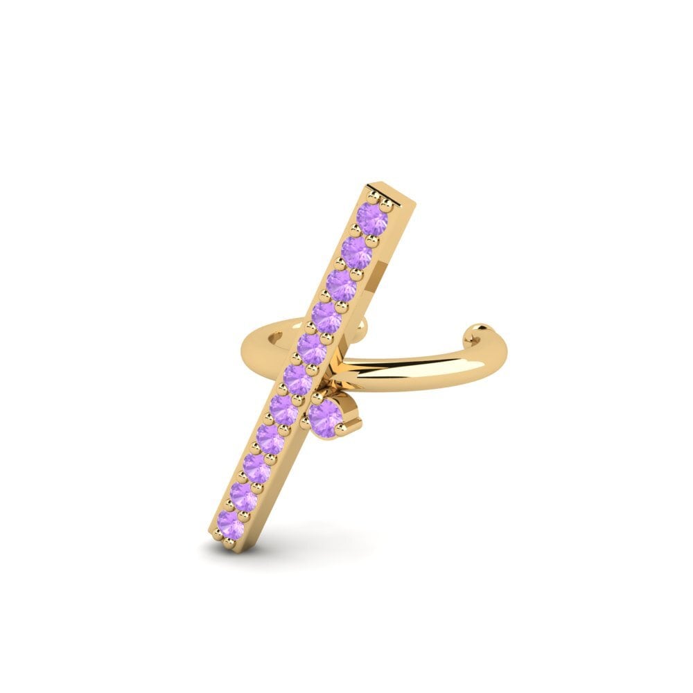 Amethyst Damen ohrring Fiughan